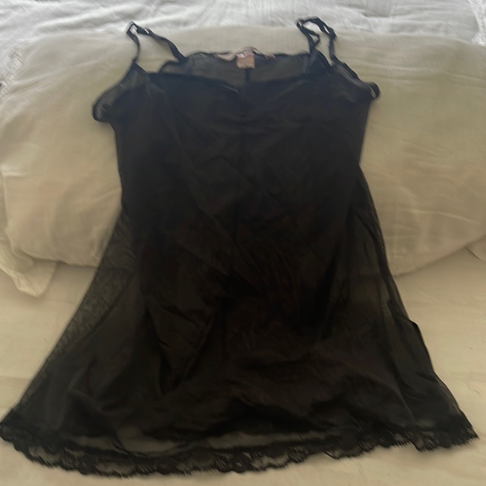 Black see through nighty, Victoria Secret